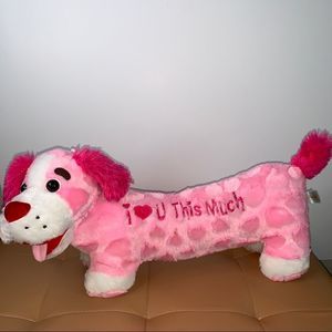 Dan Dee Collectors Choice Pink Dog Dachshund Plush